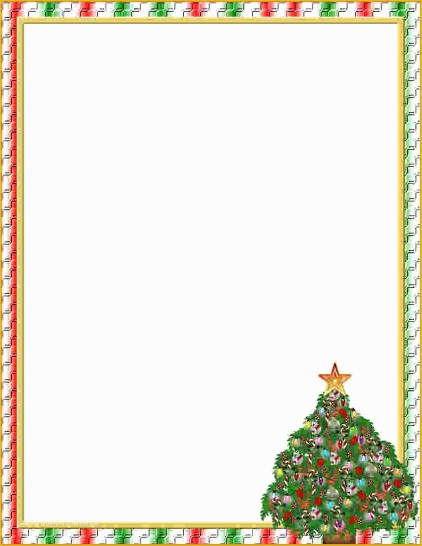 Free Christmas Letter Templates Microsoft Word Of Free Christmas Stationery Templates for Word