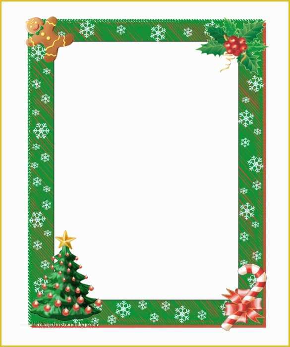 Free Christmas Letter Templates Microsoft Word Of Free Christmas Templates for Word Invitation Template