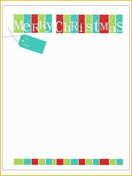 Free Christmas Letter Templates Of Free Christmas Letter Templates