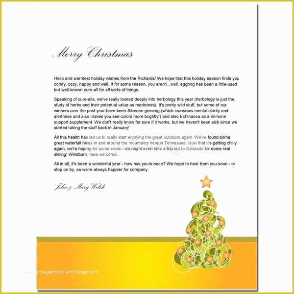 Free Christmas Letter Templates Of Guide to Finding A Free Christmas Letter Template