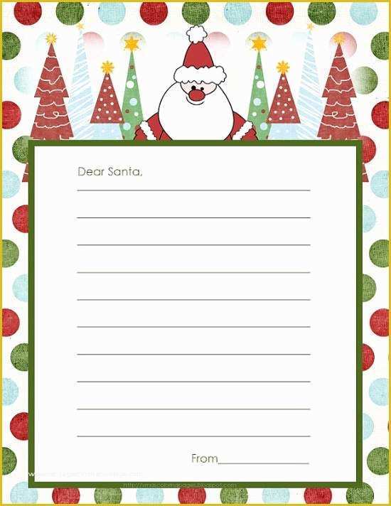 Free Christmas Letter Templates Of top 15 Best Blank Letters to Santa Free Printable