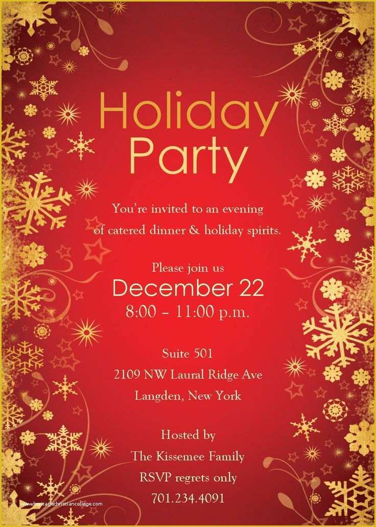 Free Christmas Party Invitation Templates Of Best 25 Party Invitation Templates Ideas On Pinterest