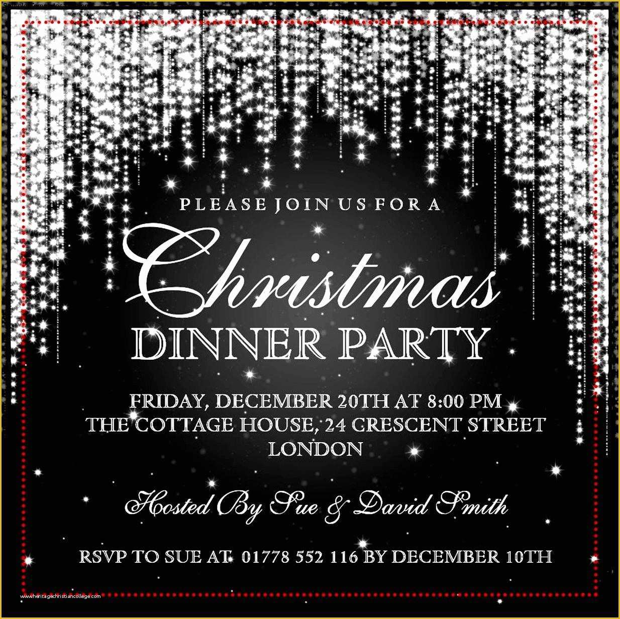 Free Christmas Party Invitation Templates Of Christmas Invitation Template