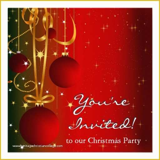 Free Christmas Party Invitation Templates Of Christmas Party Invitations Templates 2017 Free Printables