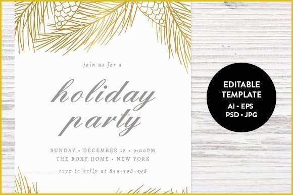 52 Free Christmas Party Invitation Templates