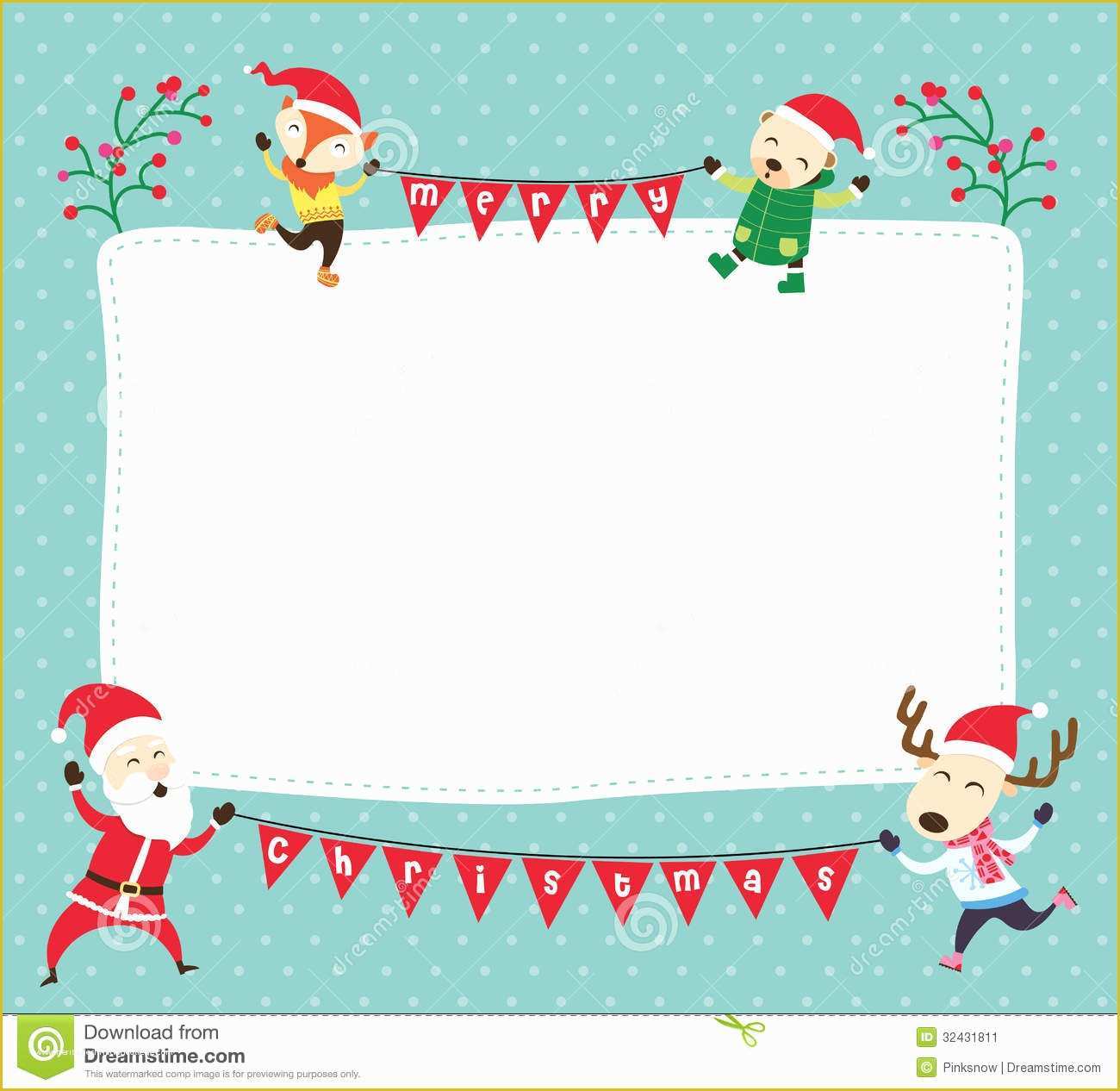 Free Christmas Photo Card Templates Online Of Christmas Card Template Stock Image Image