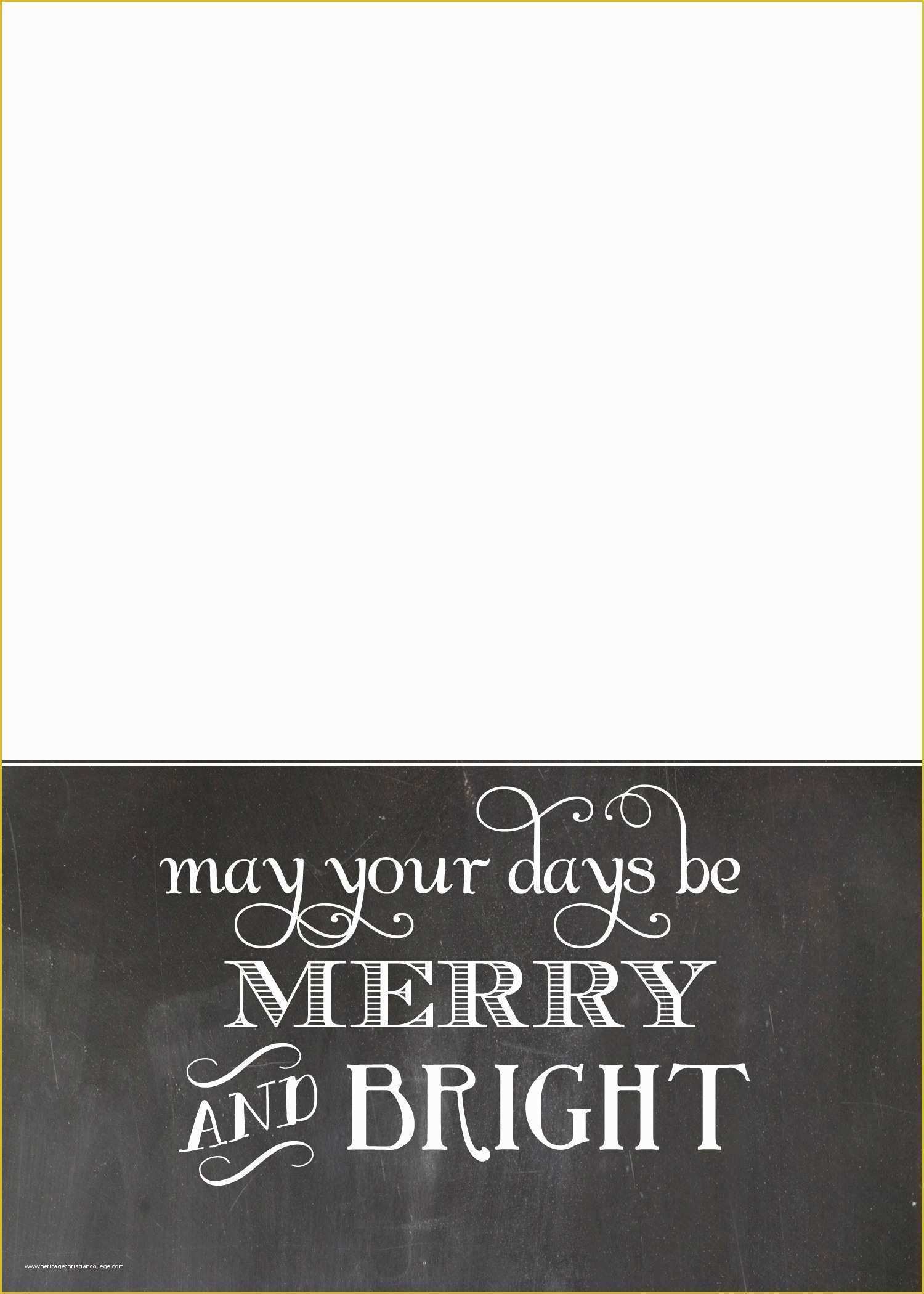 Free Christmas Photo Card Templates Online Of Free Chalkboard Christmas Card Templates