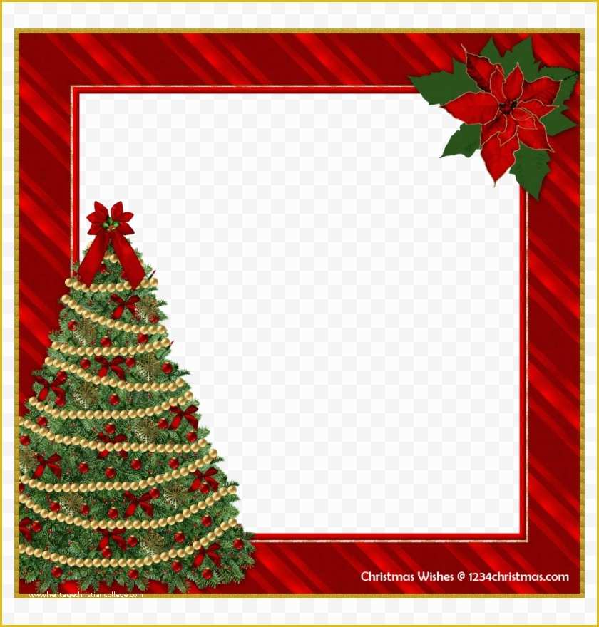 Free Christmas Photo Card Templates Online Of Free Christmas Templates Frame for Free Download