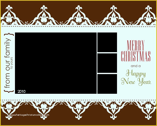 Free Christmas Photo Templates Of Free Printable Christmas Card Templates – Allcrafts Free