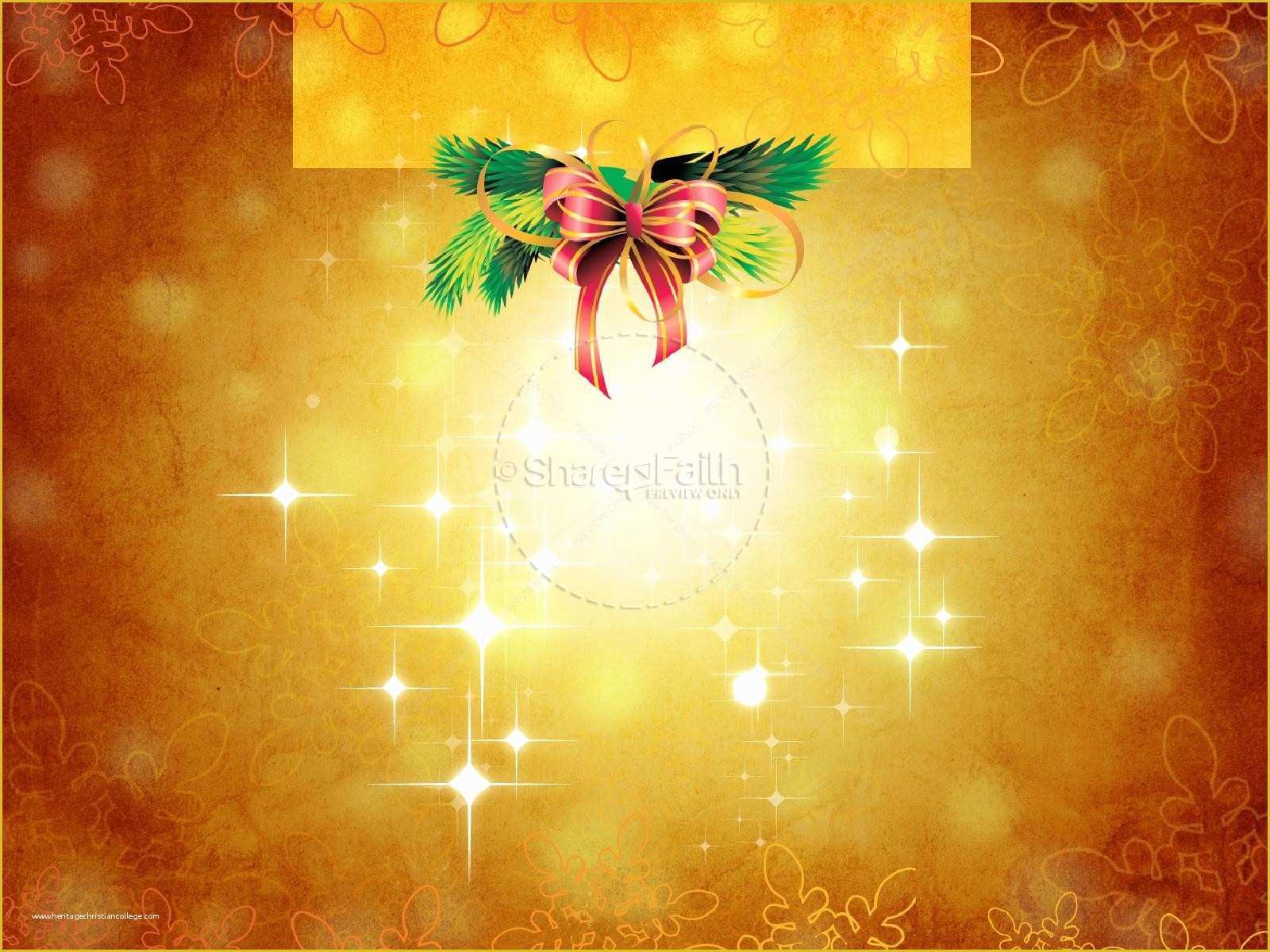 Free Christmas Powerpoint Templates Of Christ In Christmas Powerpoint Template