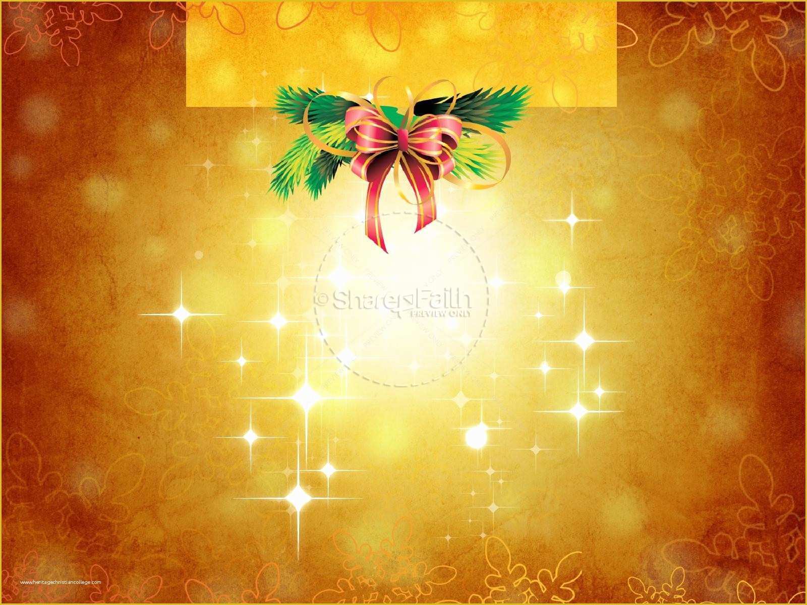 Free Christmas Powerpoint Templates Of Christ In Christmas Powerpoint Template