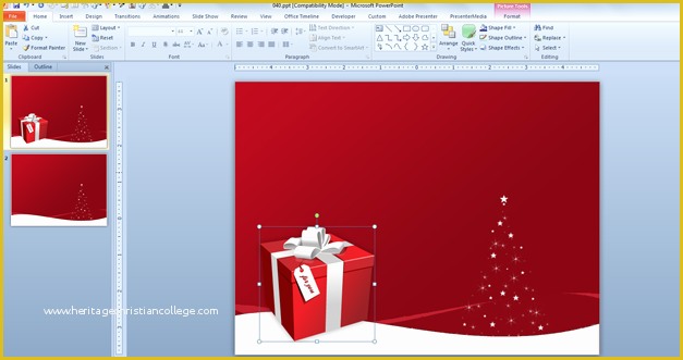 Free Christmas Powerpoint Templates Of Christmas Boxes Psd Template for Powerpoint Presentations