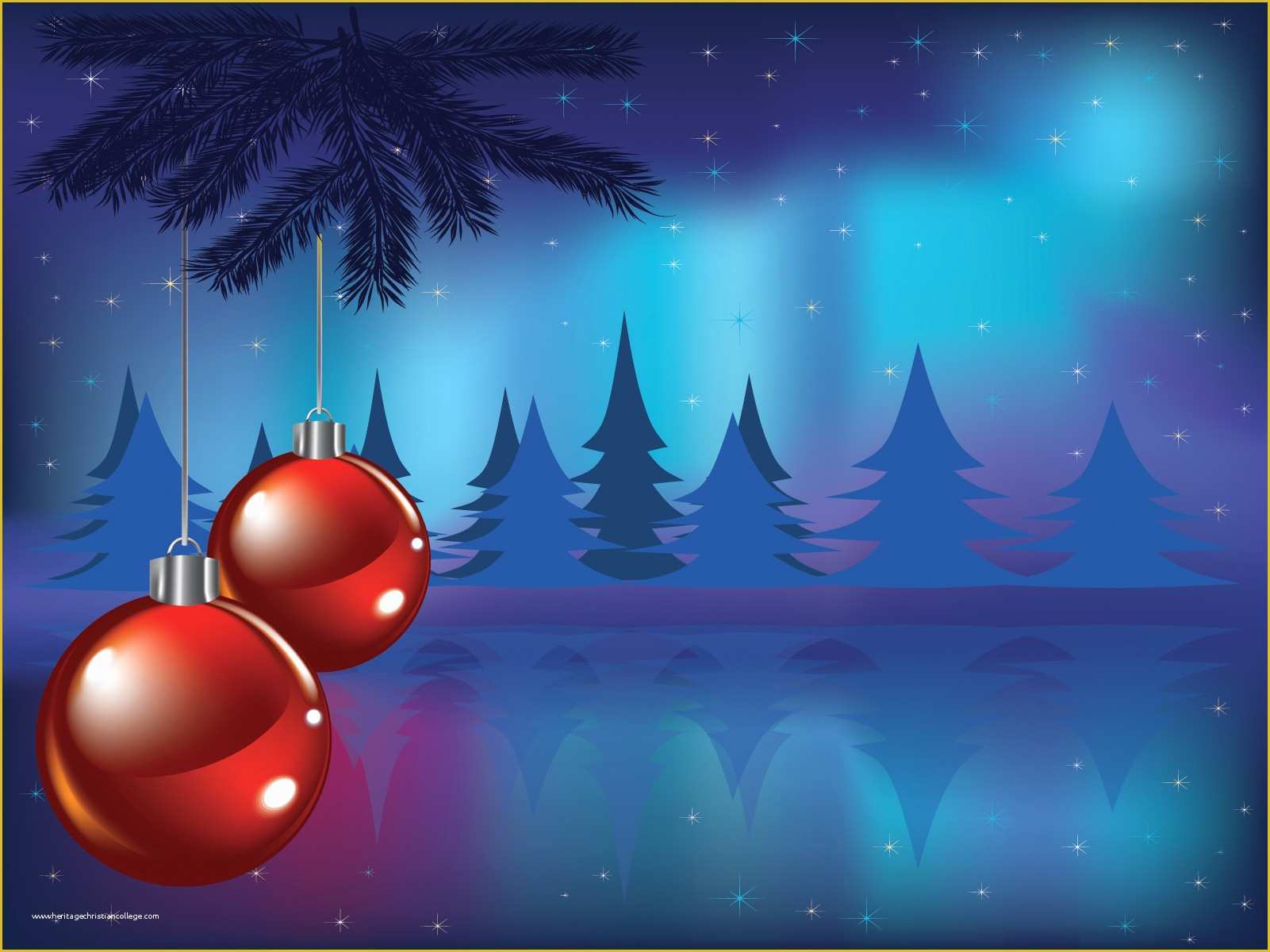 Free Christmas Powerpoint Templates Of Christmas Card Powerpoint Templates Blue Christmas