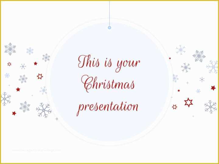 Free Christmas Powerpoint Templates Of Free Christmas Powerpoint Template or Google Slides theme