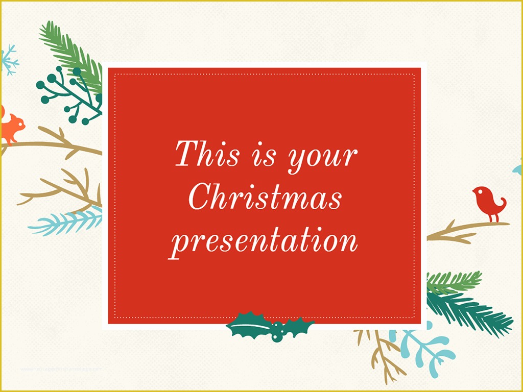Free Christmas Powerpoint Templates Of Free Christmas Powerpoint Template or Google Slides theme