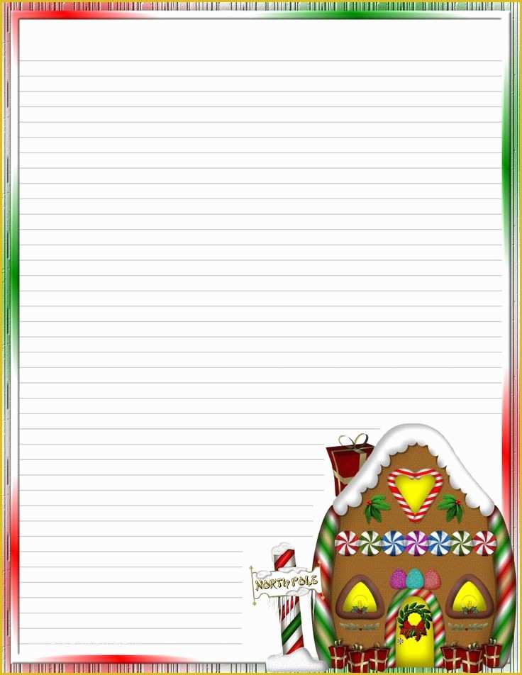 Free Christmas Stationery Templates Of 109 Best Christmas Stationery Images On Pinterest