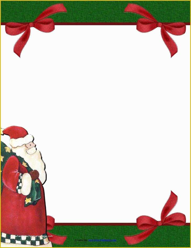 Free Christmas Stationery Templates Of 24 Christmas Stationery Templates Free Download