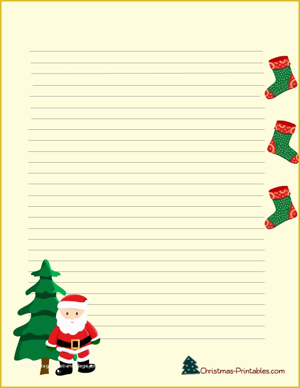 Free Christmas Stationery Templates Of 8 Best Of Free Printable Christmas Stationery