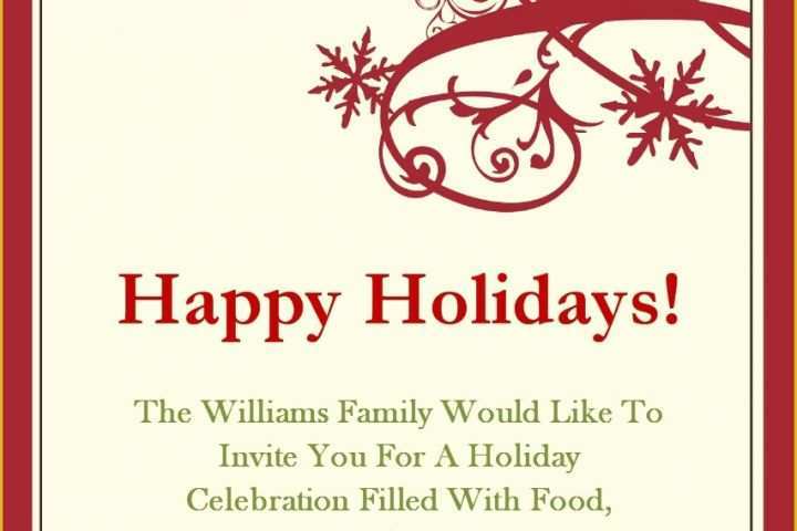 Free Christmas Templates for Word Of Free Christmas Party Invitation Templates Word