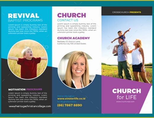 Free Church Brochure Templates for Microsoft Word Of 10 Popular Church Brochure Templates &amp; Design – Free Psd