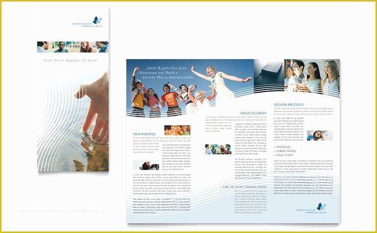 Free Church Brochure Templates for Microsoft Word Of Christian Ministry Tri Fold Brochure Template Word