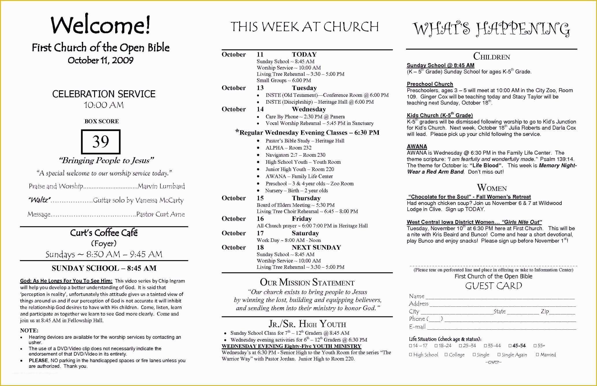 Free Church Brochure Templates for Microsoft Word Of Church Brochure Template Word Free Template Update234