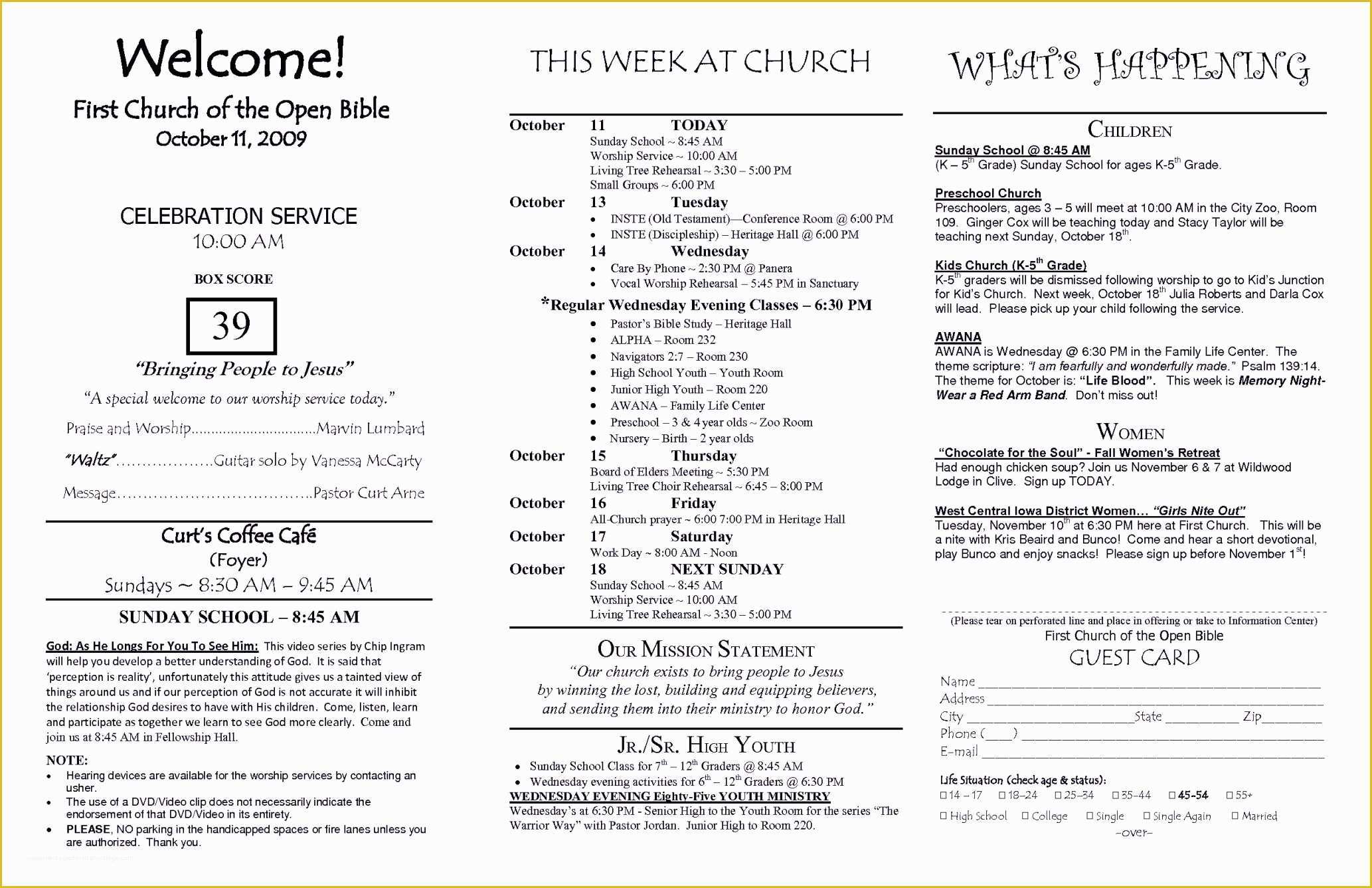 Free Church Brochure Templates for Microsoft Word Of Church Brochure Template Word Free Template Update234