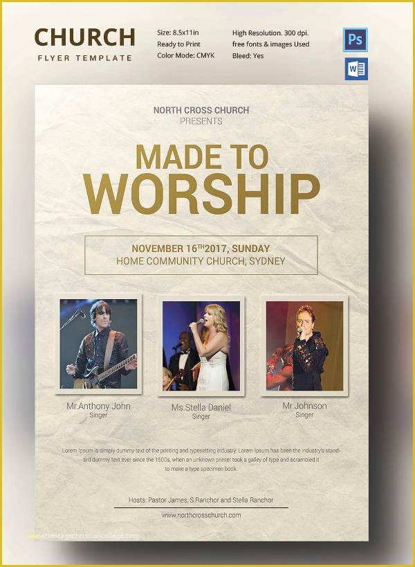 Free Church Brochure Templates for Microsoft Word Of Discreetliasons