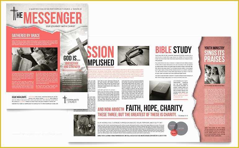 Free Church Bulletin Templates Microsoft Publisher Of Bible Church Newsletter Template Word &amp; Publisher