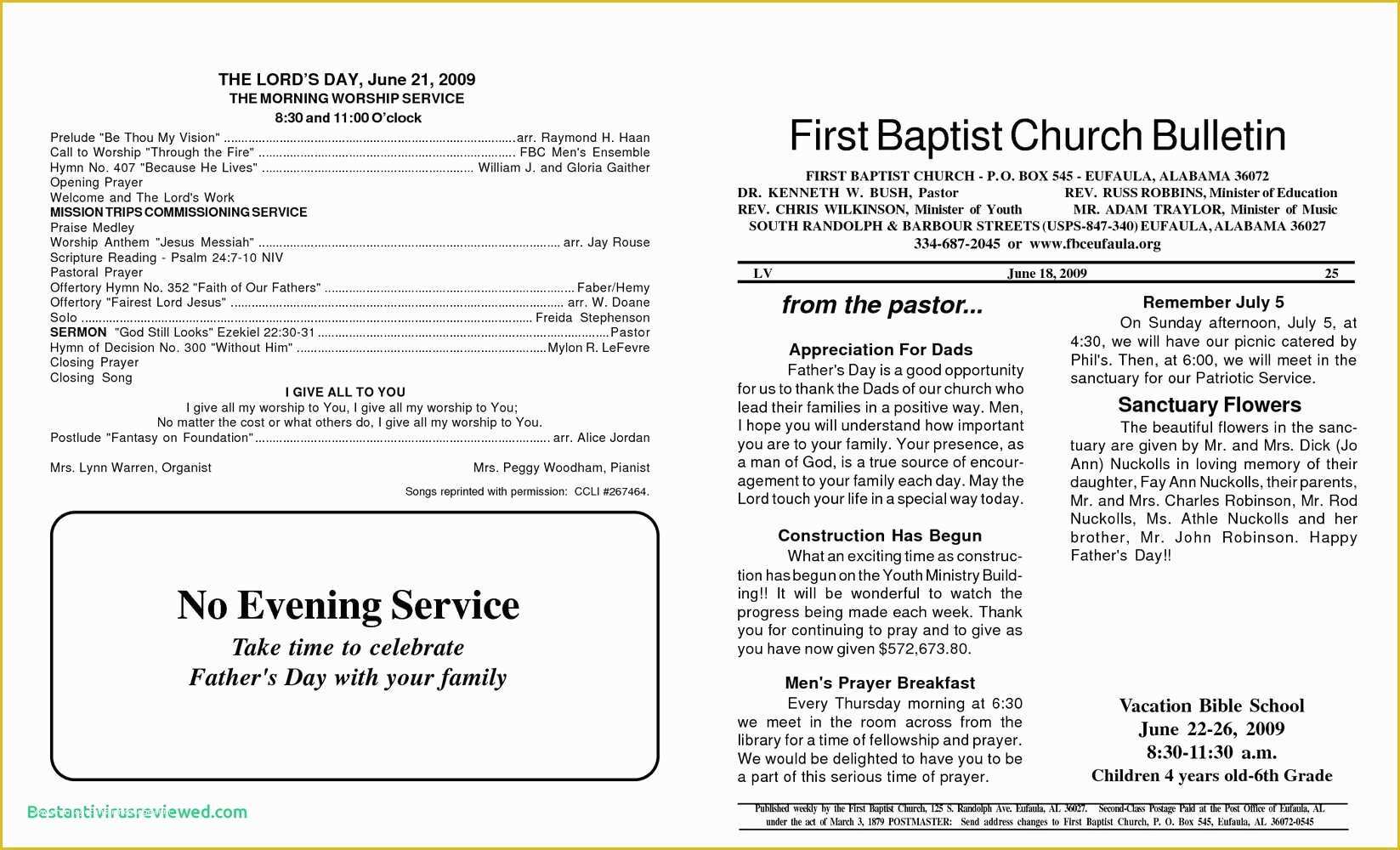 Free Church Bulletin Templates Microsoft Publisher Of Church Bulletin Templates Templates