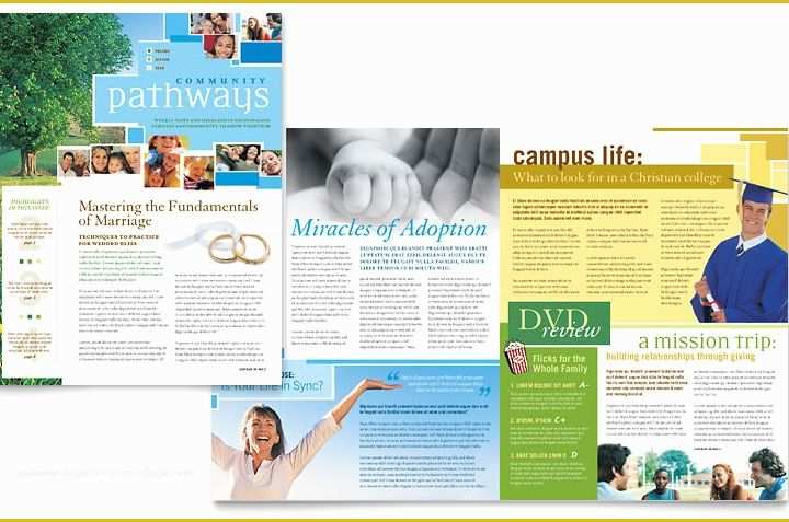 Free Church Bulletin Templates Microsoft Publisher Of Munity Church Newsletter Template Word &amp; Publisher