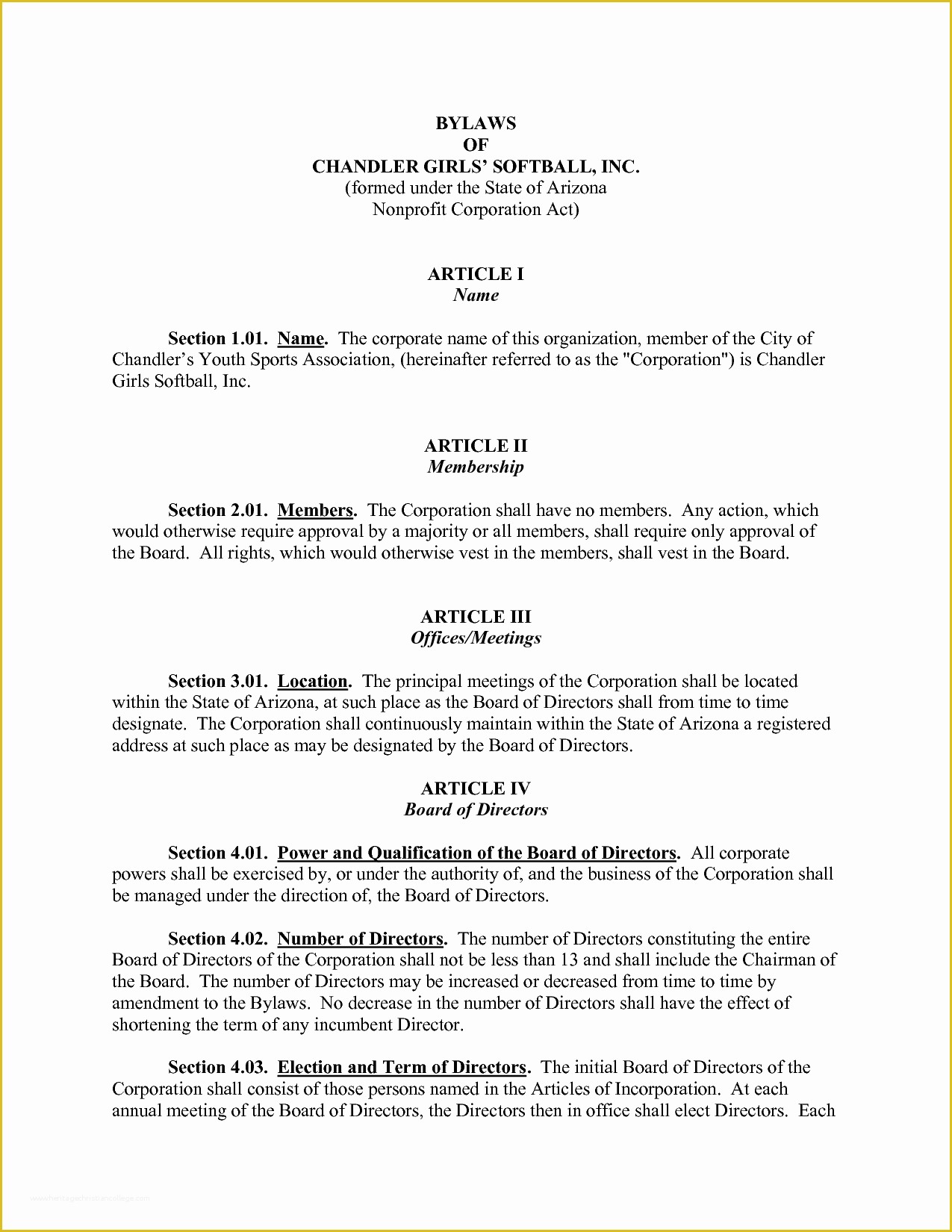 Free Church bylaws Template Of Best S Of Examples bylaws Example Of Church