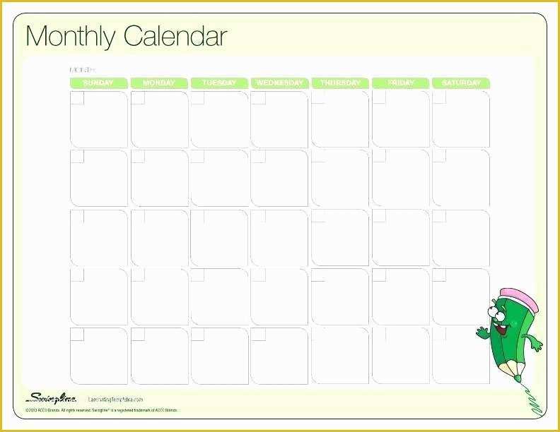 Free Church Calendar Templates Of Blank Activity Calendar Template