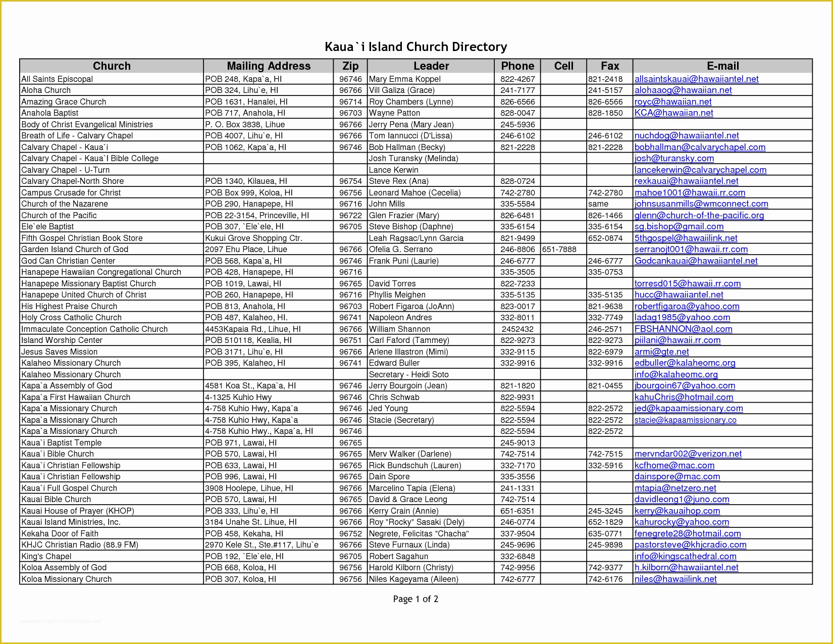 Free Church Directory Template Download Of Best S Of Church Directory Template Church