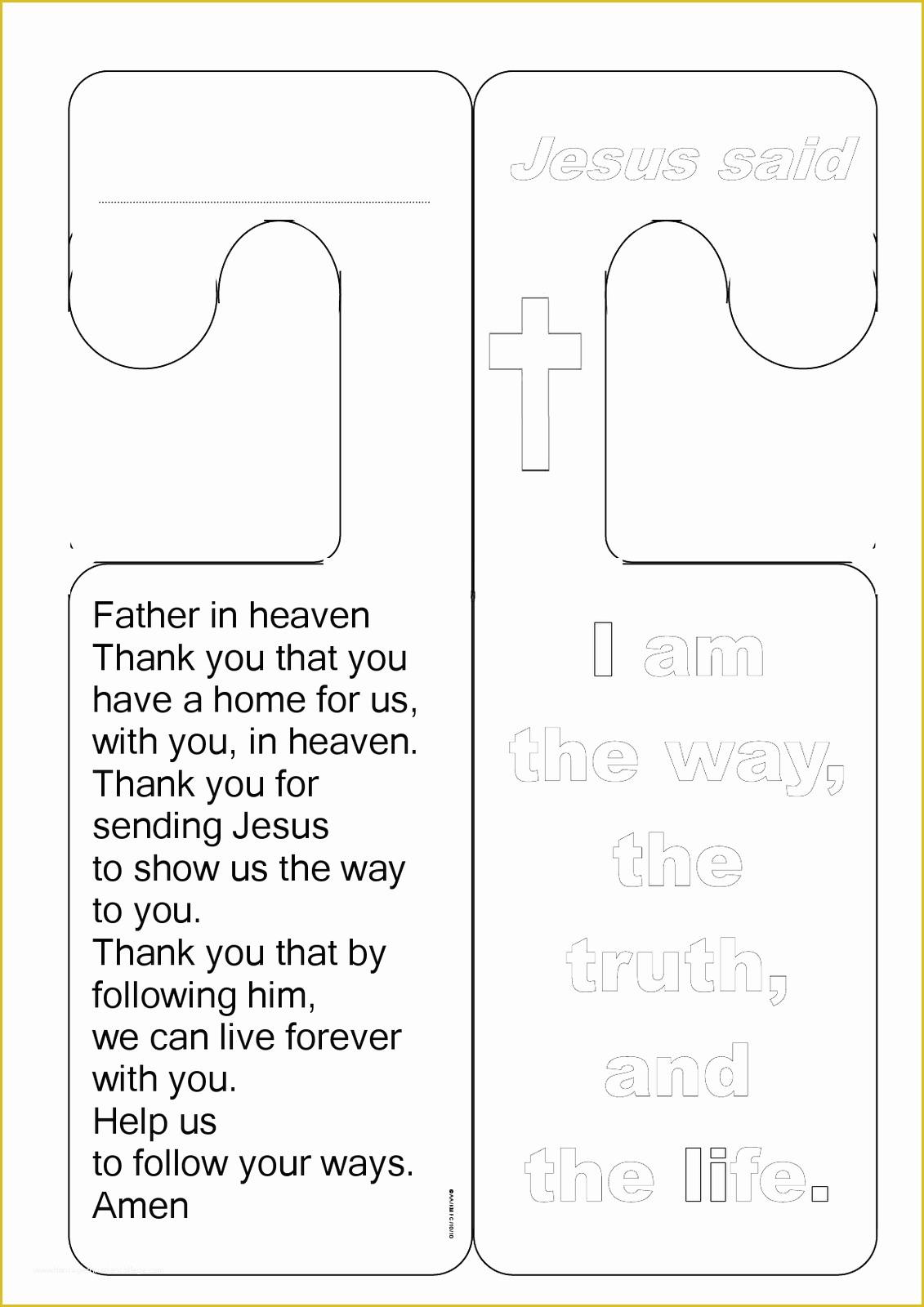 Free Church Door Hanger Template Of the Catholic toolbox Crafty Crafters Door Hanger