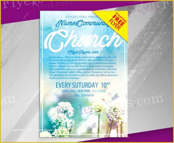 Free Church Flyer Templates Download Of 41 Church Flyer Templates Free &amp; Premium Download