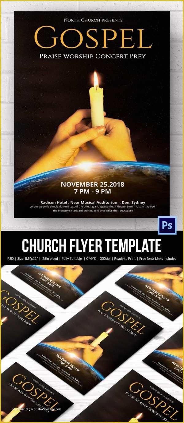 Free Church Flyer Templates Download Of Church Flyers 26 Free Psd Ai Vector Eps format