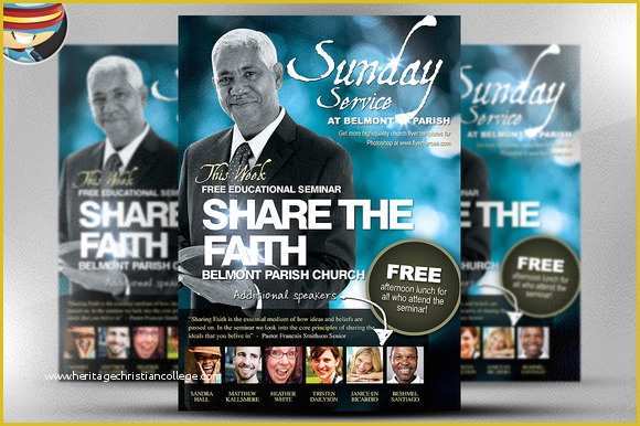 Free Church Flyer Templates Download Of the Faith Church Psd Flyer Flyer Templates On