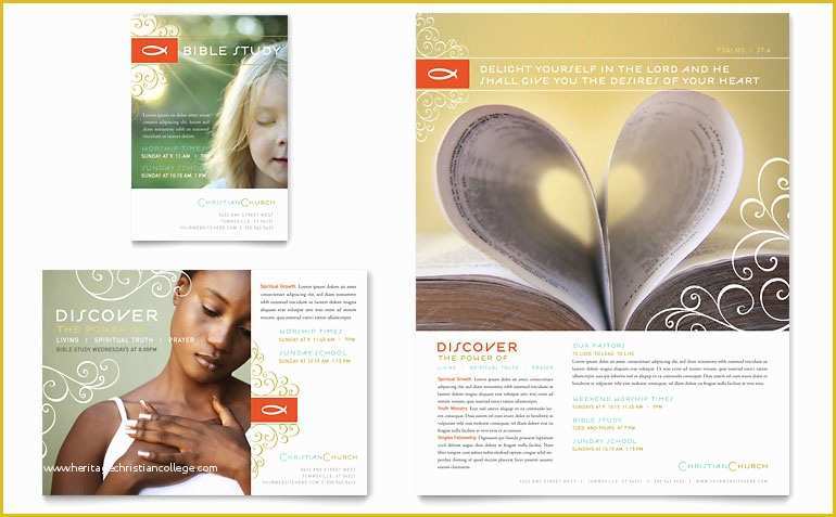 Free Church Flyer Templates Microsoft Word Of Christian Church Religious Flyer & Ad Template Word