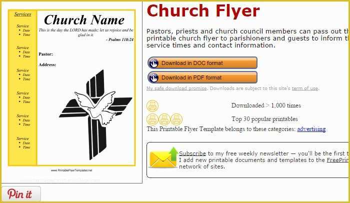 Free Church Flyer Templates Microsoft Word Of Discreetliasons