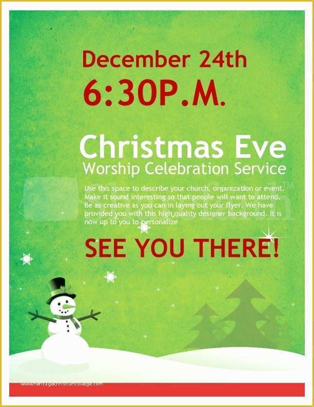 Free Church Flyer Templates Microsoft Word Of Free Christmas Flyer Templates Microsoft Word