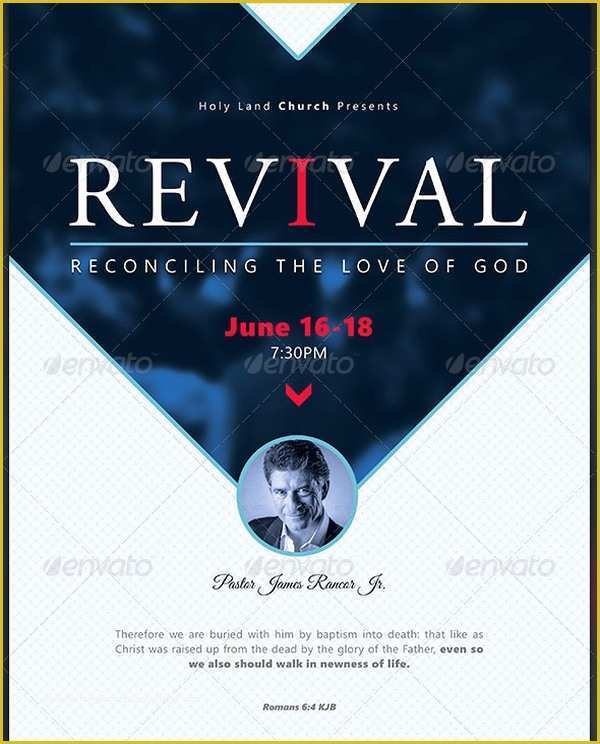 Free Church Flyer Templates Of 21 Revival Flyers Free Psd Ai Eps