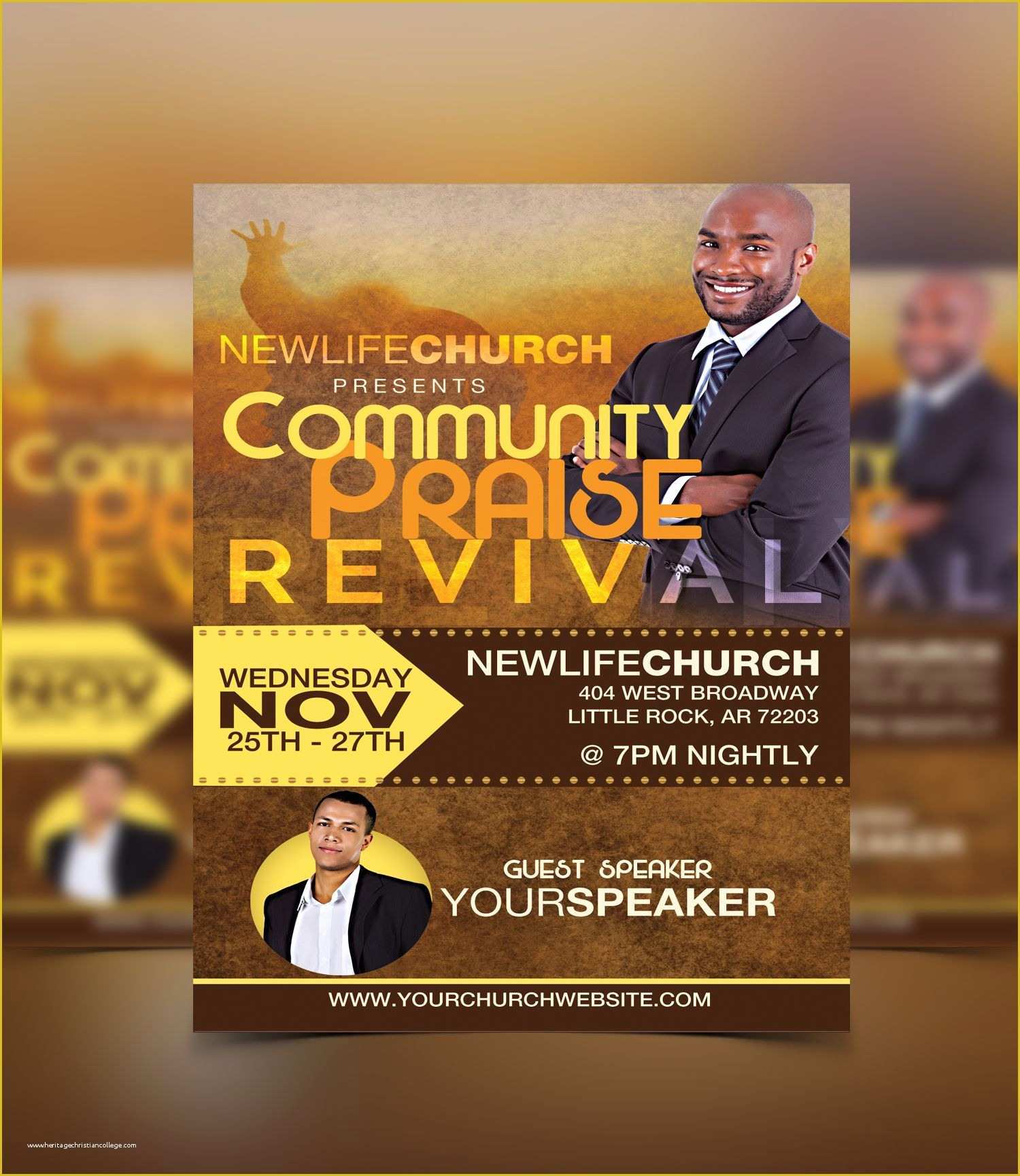 Free Church Flyer Templates Of Revival Flyer Template Flyerthemes Free Church Flyer Templates Of Revival Flyer Template Flyerthemes