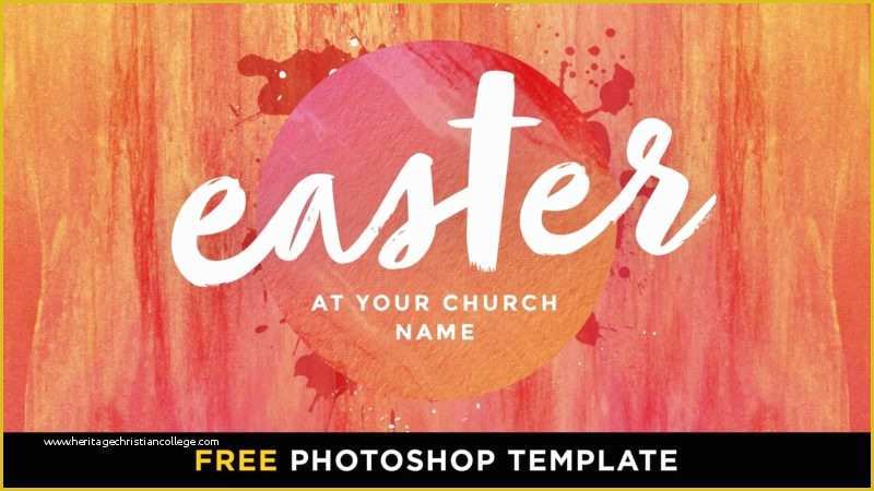 Free Church Flyer Templates Photoshop Of Free Easter Hot Paint Circle Shop Template – Cmg