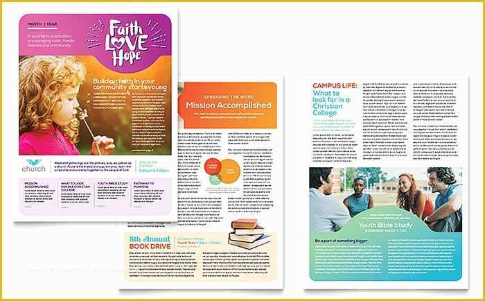 Free Church Newsletter Templates for Microsoft Publisher Of Church Newsletter Template Word &amp; Publisher