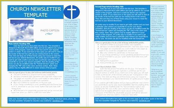 Free Church Newsletter Templates for Microsoft Publisher Of Pretty Figure Free Church Bulletin Templates Microsoft