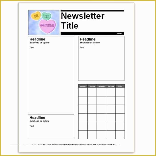 Free Church Newsletter Templates Of 17 Best Ideas About Preschool Newsletter Templates On