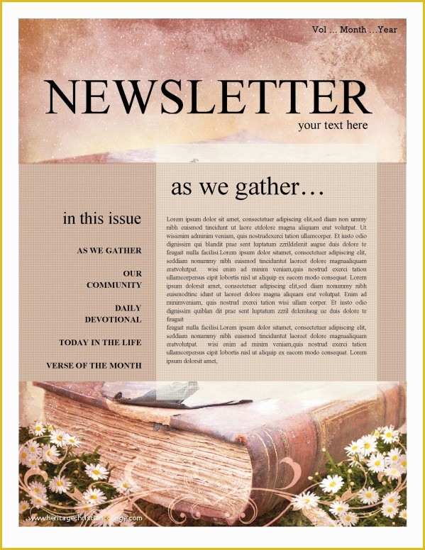 Free Church Newsletter Templates Of Beautiful Edit Ready Church Newsletters and Newsletter