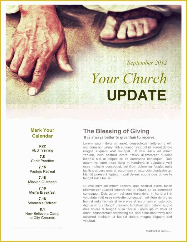 40 Free Church Newsletter Templates