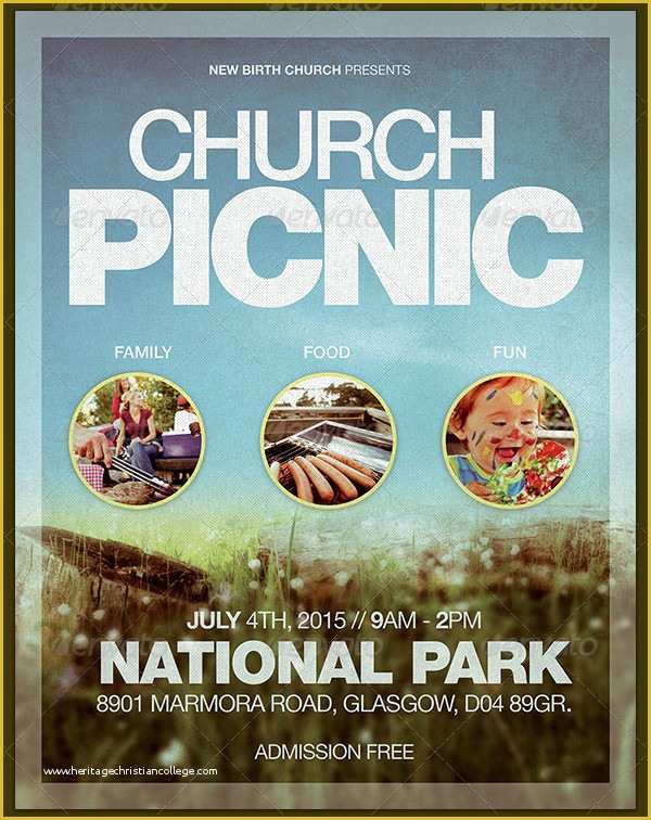 Free Church Picnic Flyer Templates Of 18 Church Marketing Flyer Templates Free &amp; Premium Download